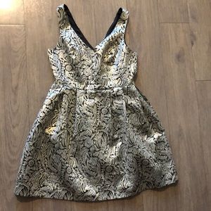 Gold and Black Holiday Dress